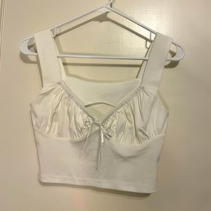 white milkmaid tank top